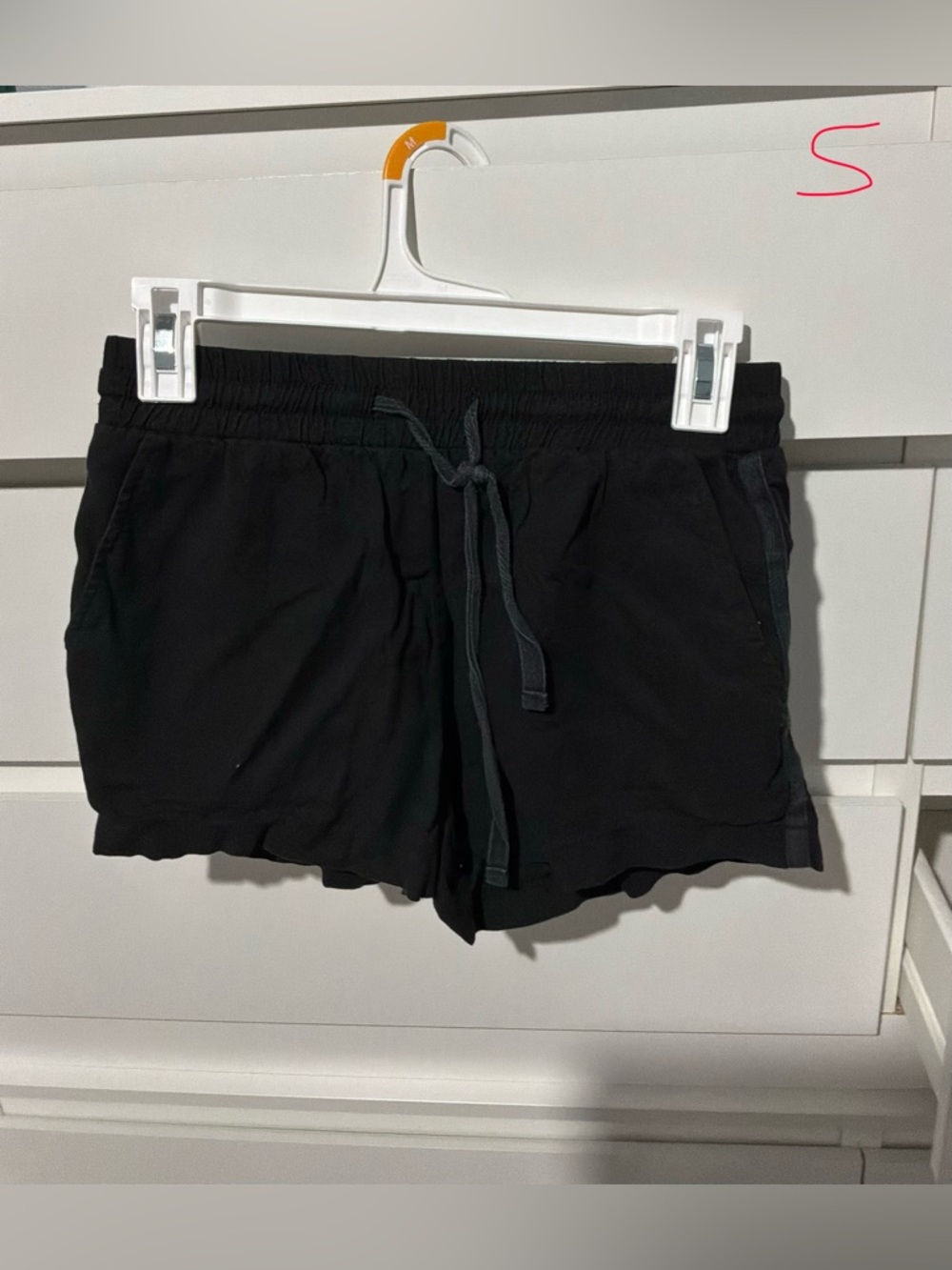 Women’s Black Drawstring Casual Shorts
